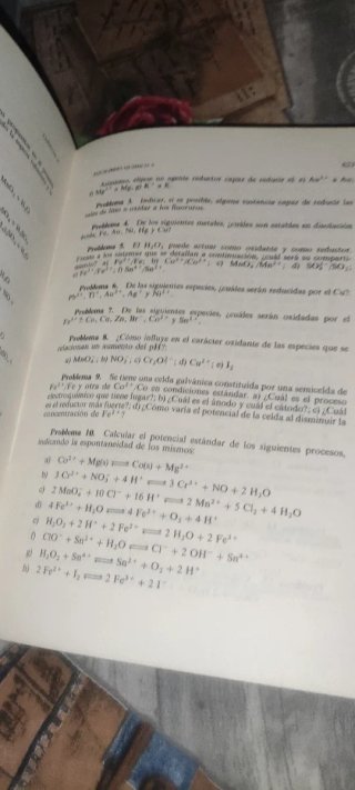 Fundamentos y problemas de química