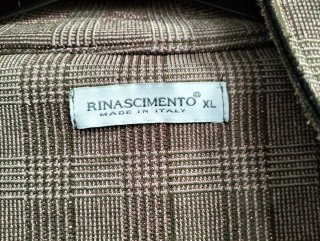 Abrigo Rinascimento con Lurex y Piel