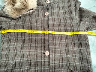 Abrigo Rinascimento con Lurex y Piel