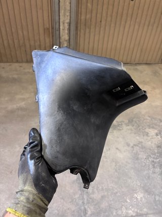 Coperchio vano motore Piaggio NRG MC2 MC3 nero