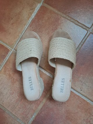 Zapatos de esparto BELLES beige