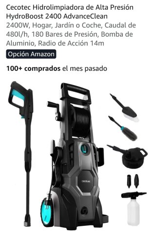 Hidrolimpiadora Cecotec de Alta Presión