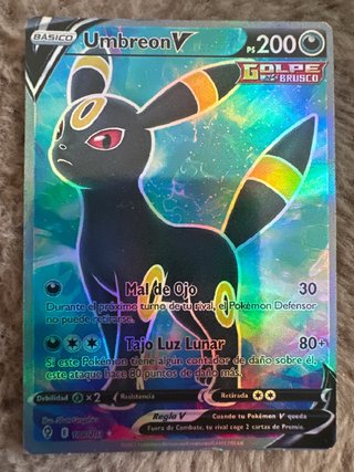 Carta Pokémon Umbreon V 188/203 Cielos Evolutivos