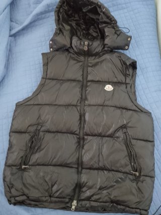 Gilet Moncler nero uomo