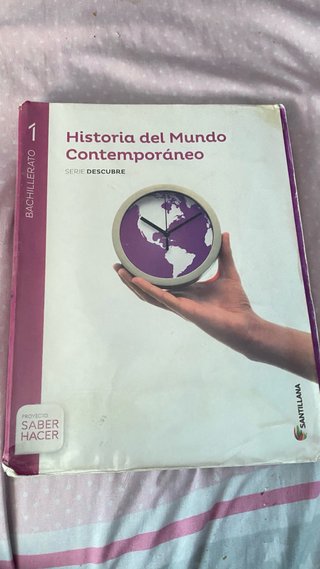 Historia del mundo contemporáneo, 1 bachillerato