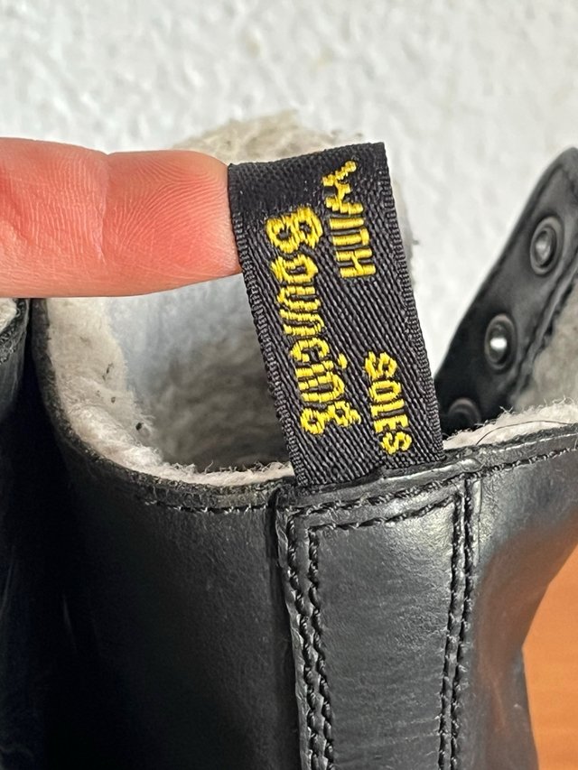 Botas Dr. Martens serena,Piel Negro 38 Pelo