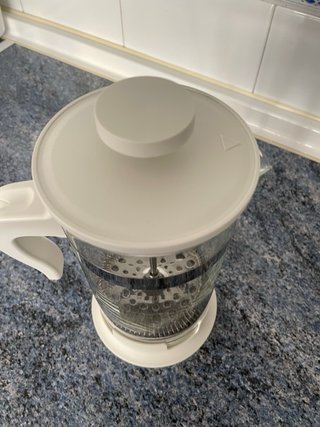 Cafetera de émbolo de cristal