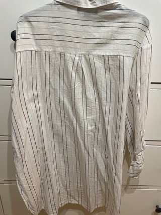 Camisa Blanca de Rallas