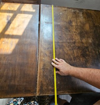 Mesa de Madera Maciza y 4 Sillas