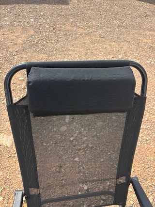 Silla de Camping Plegable Negra