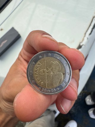 Moneda 2 Euros Don Quijote 2005