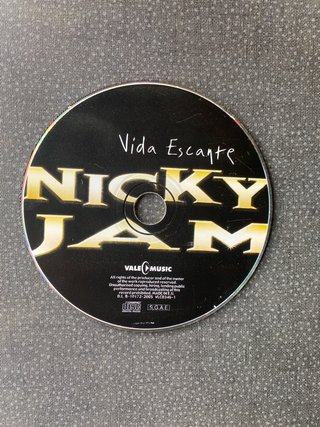 CD Nicky Jam - Vida Escante