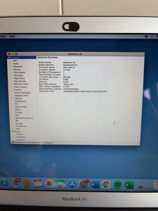 MacBook Air 13 2012 Plata