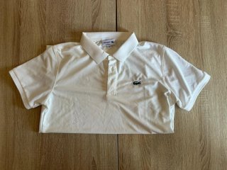 Polo Lacoste Blanco Talla M