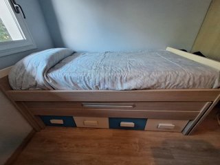 Cama Nido 90cm con 4 Cajones