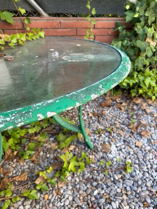 Conjunto mesa y sillas jardín aluminio