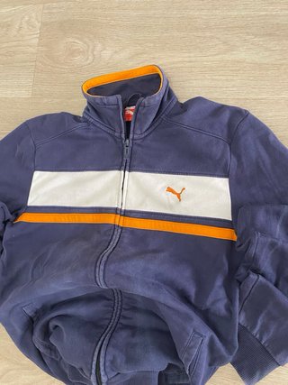 Sudadera Puma Azul y Blanca