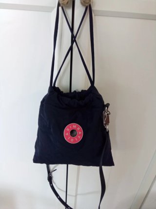 Bolso saco Bimba y Lola negro y rosa