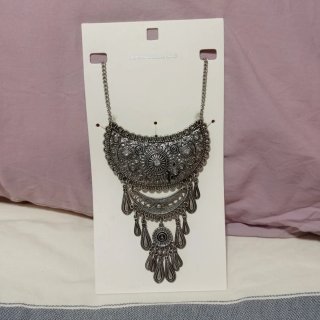 Collar Estilo Étnico Plateado