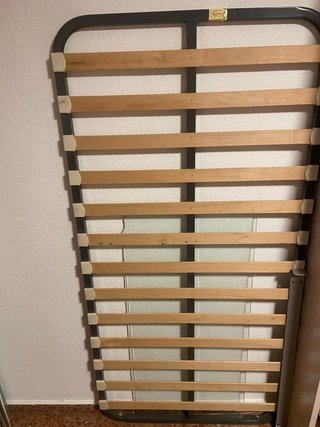 Litera Ikea 90x200 con ambos somiers y colchones