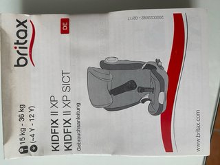 Silla de coche Britax Römer KIDFIX