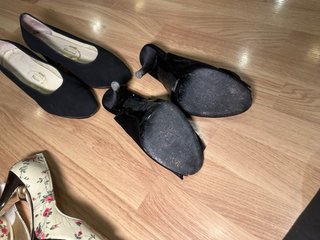 Lote 3 Pares Zapatos Tacón Talla 40
