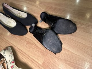 Lote 3 Pares Zapatos Tacón Talla 40