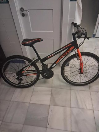 Bicicleta RUNFIT SPORT Negra/Naranja