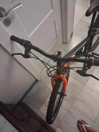 Bicicleta RUNFIT SPORT Negra/Naranja