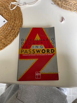 Password Diccionario de Ingles