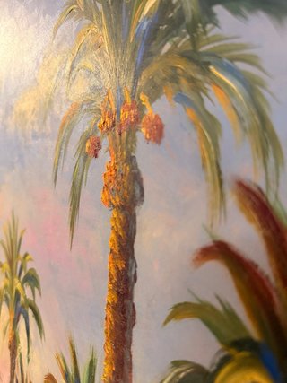 Cuadro antiguo Palmeral