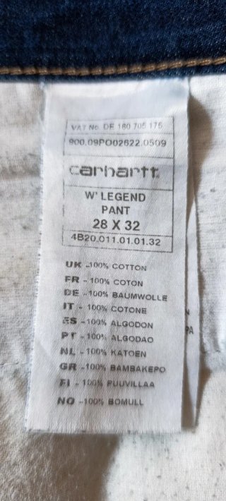 Pantalón Carhartt chico azul prácticamente nuevo