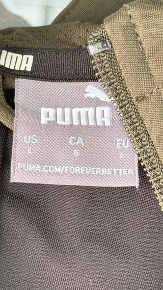 Chándal Puma Verde y Negro