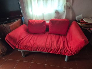 Sofá Cama Rojo