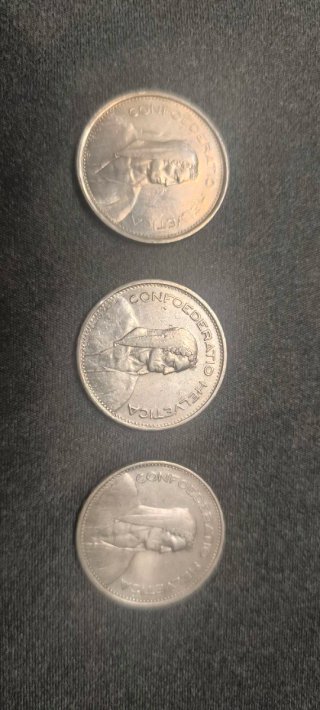 Moneda de 5 Francos Suiza de Plata 37 €/ud