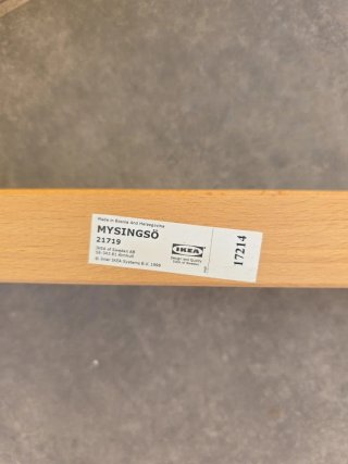 Lote de 4 Tumbonas IKEA MYSINGSÖ