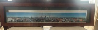 Marco de fotos madera panorámico