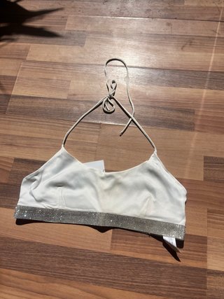 Top Zara Brillante Talla L