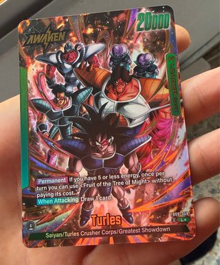 Dragon Ball Fusion World Turles FB08-043 Alt Art