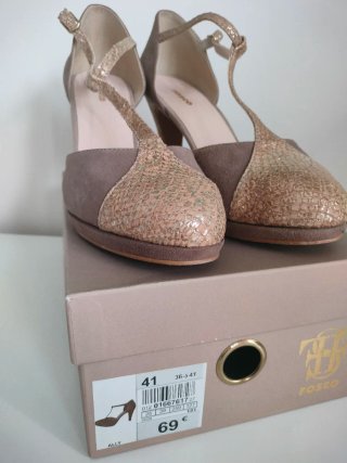 OCASIÓN. FOSCO.Zapatos de Tacon Talla 41