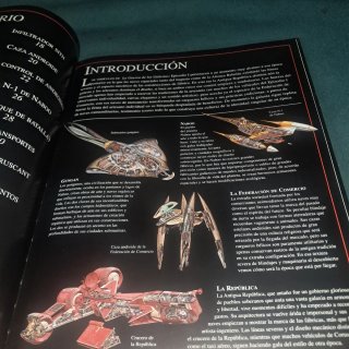 Libro Star Wars Vistas sección vehículos y naves