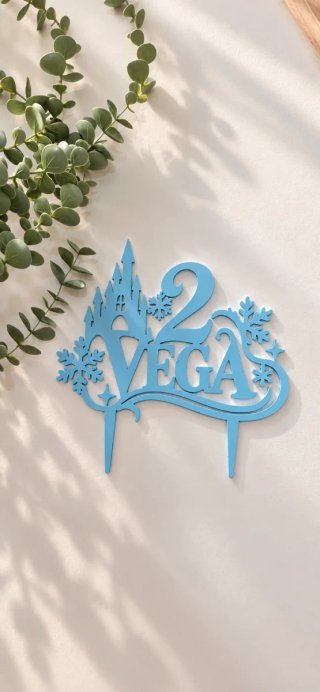 Topper para Tarta Personalizado en Impresión 3D