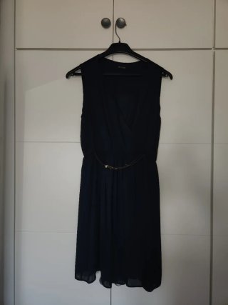 Vestido Negro Massimo Dutti