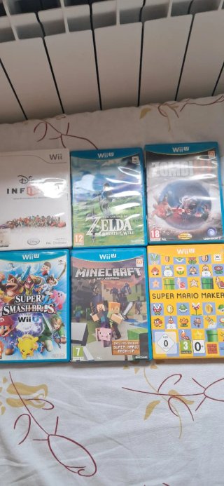 ​Pack Nintendo Wii U Negra + 7 Juegos