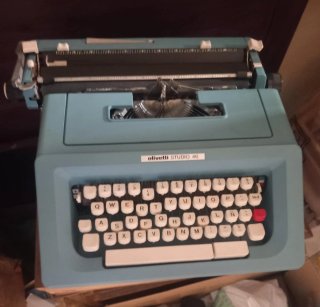 Olivetti Studio 46 Máquina de Escribir Azul