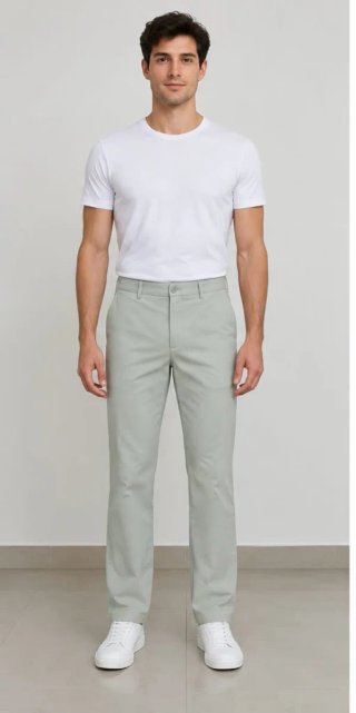 Pantalón Lefties gris Hombre.