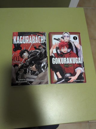 Kagurabachi nº 01 y Gokurakugai n° 01.