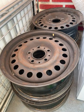 4 Llantas de chapa BMW 15 pulgadas