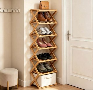 Zapatero Vertical Plegable 7 niveles