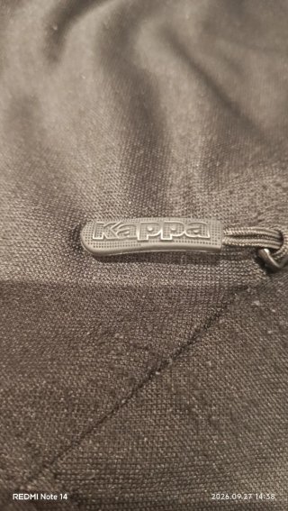 Chaqueta Kappa Negra Talla S